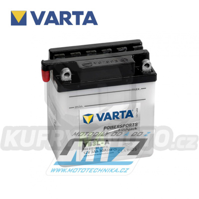 Baterie (akumulátor motocyklový) Varta Powersports Freshpack YB3L-A (12V-3Ah)