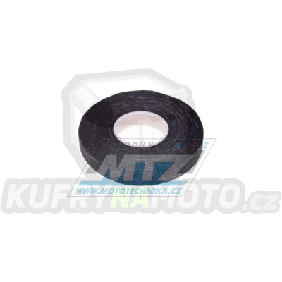 Páska textilní elektroizolační (páska elektrikářská) - 15 mm x 15 m - černá