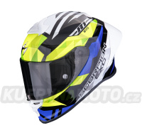 Moto přilba SCORPION EXO-R1 EVO II AIR VALERE černo/modro/fluo žlutá