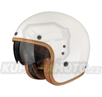 Moto přilba SCORPION BELFAST EVO LUXE krémová