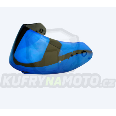 Plexi SCORPION EXO ELLIP-TEC MAXVISION 2D zrcadlové modré KDF14-2 - ROZBALENO