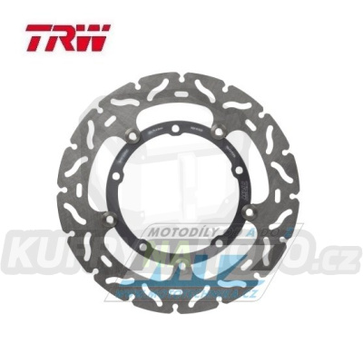 Kotouč brzdový plovoucí TRW MSW202RAC (282/132/5D) - zubatý design Yamaha MT07 + Tracer7 + XSR700 + XTZ700Tenere