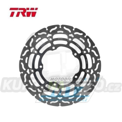 Kotouč brzdový plovoucí TRW MSW204RAC (320/132/5D) - zubatý design Yamaha YZF-R6 + MT10 + YZF-R1