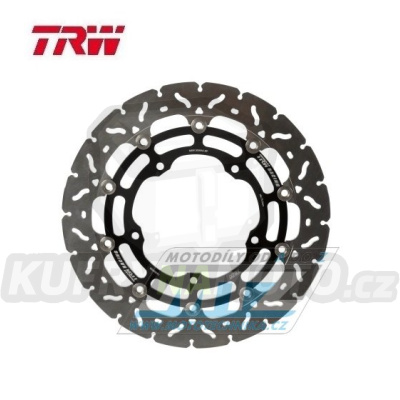 Kotouč brzdový plovoucí TRW MSW204RAC-SP (320/132/5D) - zubatý design Yamaha YZF-R6 + MT10 + YZF-R1