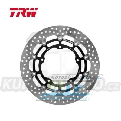 Kotouč brzdový plovoucí TRW MSW204SP (320/132/5D) - zubatý design Yamaha YZF-R6 + MT10 + YZF-R1