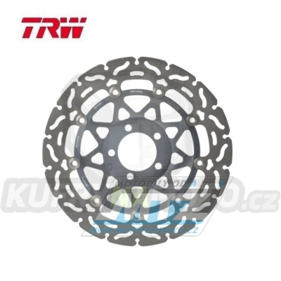 Kotouč brzdový plovoucí TRW MSW215RAC (300/61/5D) - zubatý design - Kawaski ZZR250+ZXR400+ZR550 Zephyr+ZL600 Eliminator + ZX6R+ZZR600+Z750+ZR750Zephyr+ZR7 + W800 + GPZ900R+GTR1000+Z1000+GPZ1100+ZX12R Ninja