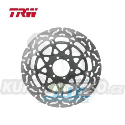 Kotouč brzdový plovoucí TRW MSW221RAC (300/64/6D) - zubatý design - Cagiva Freecia + Ducati + Indian + Moto Guzzi + Moto Morini + Victory + Yamaha TZ+XJR+FZR+FZS Fazer+TDM+TRX