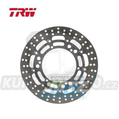 Kotouč brzdový plovoucí TRW MSW224 (300/132/6D) - kulatý design - Yamaha DT125X+WR125X+WR250X+SR400+XJ600N + XT660+TDM900+BT1100+FJR1300+FZS1000 Fazer+VMX1200 + YZF R6+YZF R1+YZF1000 +XJR1300+XV+XVS + Hyosung
