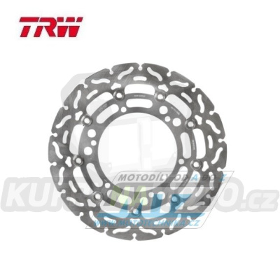 Kotouč brzdový plovoucí TRW MSW224RAC (300/132/6D) - zubatý design - Yamaha DT125X+WR125X+WR250X+SR400+XJ600N + XT660+TDM900+BT1100+FJR1300+FZS1000 Fazer+VMX1200 + YZF R6+YZF600R+YZF R1+YZF1000 +XJR1300+XV+XVS + Hyosung