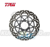 Kotouč brzdový plovoucí TRW MSW225RAC (330/80/5D) - zubatý design - Kawasaki ZX10R Ninja / 16-24