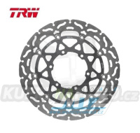 Kotouč brzdový plovoucí TRW MSW233RAC (320/102/6D) - zubatý design - Suzuki GSXR1000 / 17-