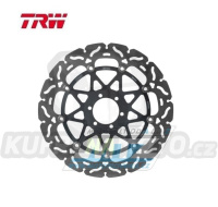 Kotouč brzdový plovoucí TRW MSW237RAC (330/64/6D) - zubatý design - Aprilia RSV4 1000RF / 17-19 + RSV4 1000RR / 17-19 + RSV4 1100 / 19-25 + V4 1100Tuono / 17-25