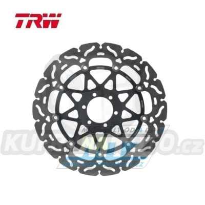 Kotouč brzdový plovoucí TRW MSW237RAC (330/64/6D) - zubatý design - Aprilia RSV4 1000RF / 17-19 + RSV4 1000RR / 17-19 + RSV4 1100 / 19-25 + V4 1100Tuono / 17-25