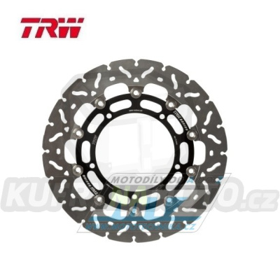 Kotouč brzdový plovoucí TRW MSW242RAC-SP (310/132/5D) - zubatý design - Yamaha YZF R6+FZ8N+FZ8S + YZF R1 + XT1200