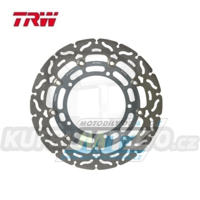 Kotouč brzdový plovoucí TRW MSW246RAC (298/132/5D) - zubatý design - Yamaha MT03 320+YZFR3+FZ6 Fazer+XJ6 Diversion + YZF R6+MT03+MT09+XSR900