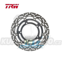 Kotouč brzdový plovoucí TRW MSW247RAC (320/132/5D) - zubatý design - Yamaha YZF R6+YZF R1 + FZ1N+FZ1S Fazer+MT10 + XVS1300 + V-Max1700