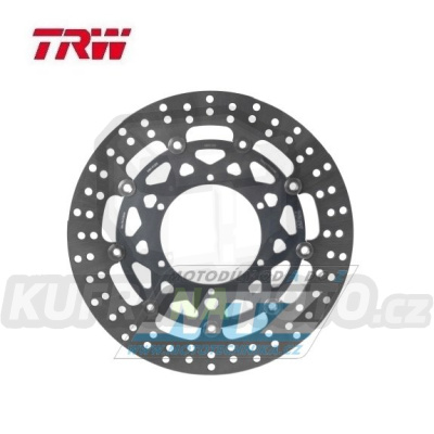 Kotouč brzdový plovoucí TRW MSW253 (300/105,3/6D) - kulatý design - BMW F650 / 94-01+F650GS / 01-07+F650ST+F800GS