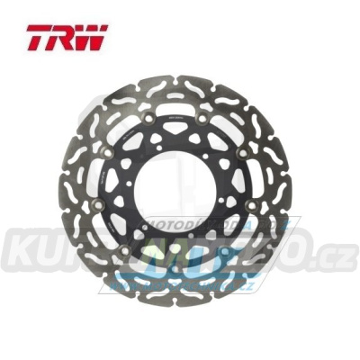 Kotouč brzdový plovoucí TRW MSW253RAC (300/105,3/6D) - zubatý design - BMW F650 / 94-01+F650GS / 01-07+F650ST+F800GS