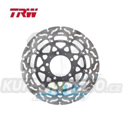Kotouč brzdový plovoucí TRW MSW257RAC (300/80/5D) - zubatý design - Kawasaki ZX6R Ninja+ER6F+ER6N+Versys650+Z750+Z750R + Versys1000+ Z1000+ZX-10R