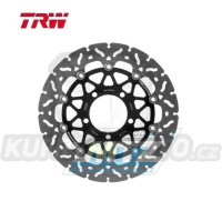 Kotouč brzdový plovoucí TRW MSW257RAC-SP (300/80/5D) - zubatý design - Kawasaki ZX6R Ninja+ER6F+ER6N+Versys650+Z750+Z750R + Versys1000+ Z1000+ZX-10R