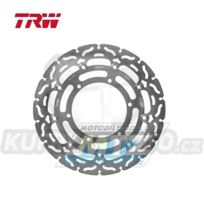 Kotouč brzdový plovoucí TRW MSW262RAC (320/132/6D) - zubatý design - Yamaha YZF-R7+XVS950 Midnight Star + FJR1300