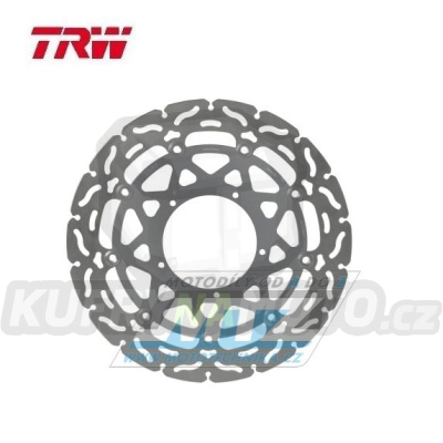 Kotouč brzdový plovoucí TRW MSW270 (320/105/5D) - zubatý design - Aprilia SXV450 / 05-09 + SXV550 / 06-10 + MXV450 Cross / 08-10