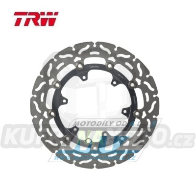Kotouč brzdový plovoucí TRW MSW277 (300/150/5D) - zubatý design - KTM Enduro690+Superenduro950+Adventure990