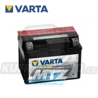 Baterie (akumulátor motocyklový) VARTA Powersports AGM - YTX4L-BS (12V-3Ah)