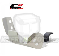 Kryt pod motor hliníkový ALU Engine Guard - TM EN250+MX250 / 22-25 + EN300+MX300 / 22-25 - barva stříbrná