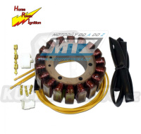 Stator generátoru (alternátor) Honda NTV600 Revere + NT650 Hawk GT + VT750DC Black Widow + VT1100C Shadow + Suzuki GV1200 Madura + Yamaha XVZ1300 Royal Star Midnight + XVZ1300 Royal Star Tour + XVZ1300 Royal Star Venture