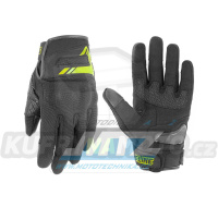 Rukavice motocyklové S-Line Zephyr - černo-žluté - velikost XL