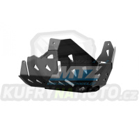 Kryt pod motor hliníkový - Kawasaki KLE650 Versys / 21-24 - barva černá