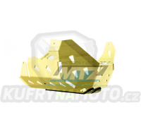 Kryt pod motor hliníkový - Kawasaki KLE650 Versys / 21-24 - barva žlutá