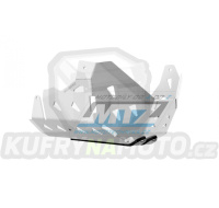 Kryt pod motor hliníkový - Kawasaki KLE650 Versys / 21-24 - barva stříbrná (Ice polished)