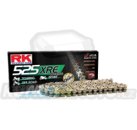 Řetěz RK 525 XRE (114čl) - těsněný/ xw kroužkový (zlatý)