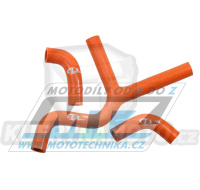 Hadice chladiče SFS Performance MX High Performance Hose Kit - KTM 450SX+525SX / 03-06 - oranžové