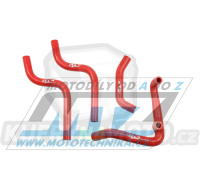 Hadice chladiče SFS Performance MX High Performance Hose Kit - Husqvarna CR250 + WR250 / 00-05 - červené
