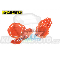 Kryty spojkového víka a víka zapalování Acerbis - KTM 250EXCF+350EXCF / 24-25 + Husqvarna FE250+FE350 / 24-25 + Gas-Gas ECF250+ECF350 / 24-25 - barva oranžová