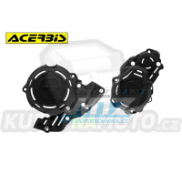 Kryty spojkového víka a víka zapalování Acerbis - KTM 250EXCF+350EXCF / 24-25  + Husqvarna FE250+FE350 / 24-25 + Gas-Gas ECF250+ECF350 / 24-25 - barva černá