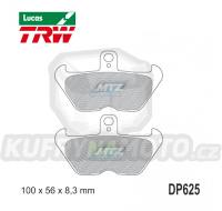 Destičky brzdové DP625-LUSI TRW Lucas MCB680SI - směs Sinter Offroad