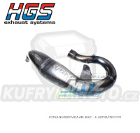 Koleno výfuku HGS - KTM 50SX / 24-25 + Husqvarna TC50 / 24-25 + Gas Gas MC50 / 24-25