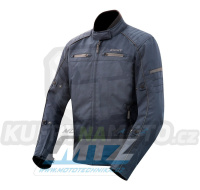 Bunda na motorku EIGHT All Seasons Textile - modrá - velikost XL