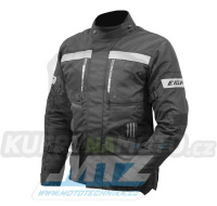 Bunda na motorku EIGHT Trekk Adventure Jacket - barva černá - velikost L