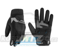 Rukavice motocyklové Eight First 4Way - černo-šedé - velikost XL
