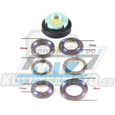 Sada do krku řízení Suzuki TS50 / 91-99