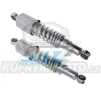 Tlumiče zadní pérování universální - rozteč 305mm - barva chrom (sada = 1pár)