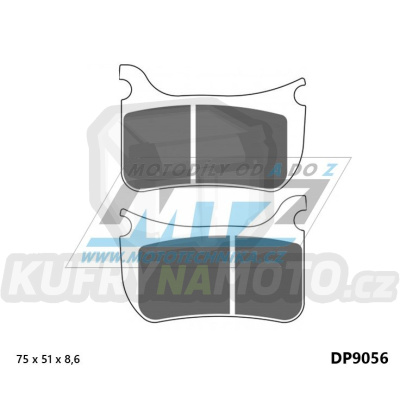 Destičky brzdové DP9056-STA - směs sinter