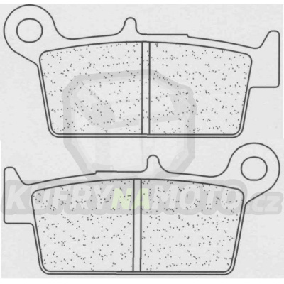 Zadní brzdové destičky CL Brakes KAWASAKI KX 500 E8-A16 1996-2004 směs RX3 - akce