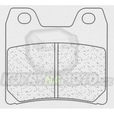 Zadní brzdové destičky CL Brakes YAMAHA XJR 1300 T/V/W/X/Y (5WMA/5WMC/5WMD/5WMF) 2005-2014 směs RX3 - akce