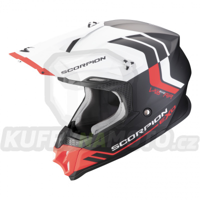 Moto přilba SCORPION VX-16 EVO AIR FUSION matná černo/červená